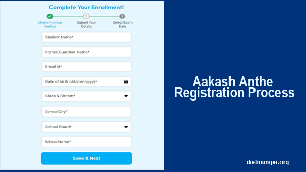 Aakash Anthe registration
